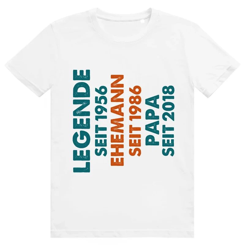 Personalisiertes LEGENDE T-Shirt Papa /Opa - Geschenk Idee für Vater 2