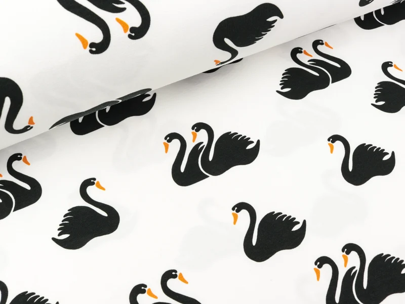 Hamburger Liebe Baumwolljersey Mono Ballet weiß