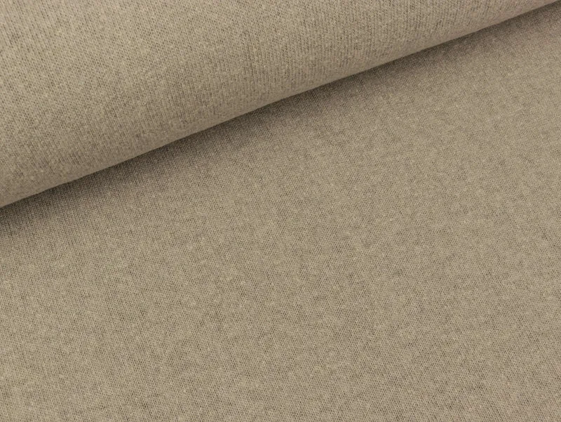 Reststück 61cm - Feinstrick Bene beige meliert