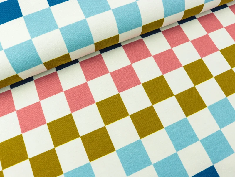 French Terry Squares bunt by Lila-Lotta