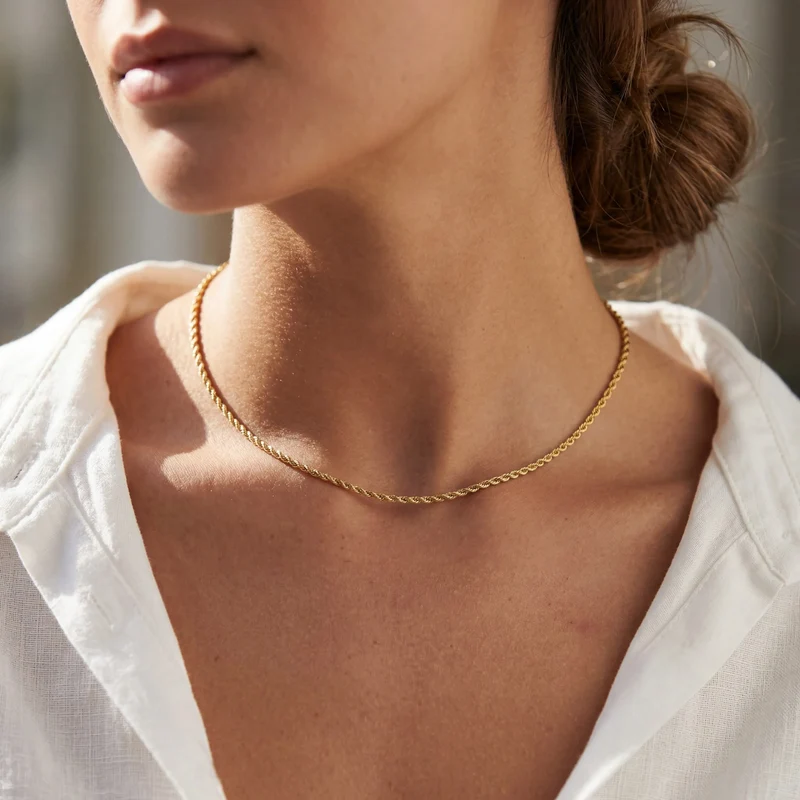 Calvi Rope Chain Necklace