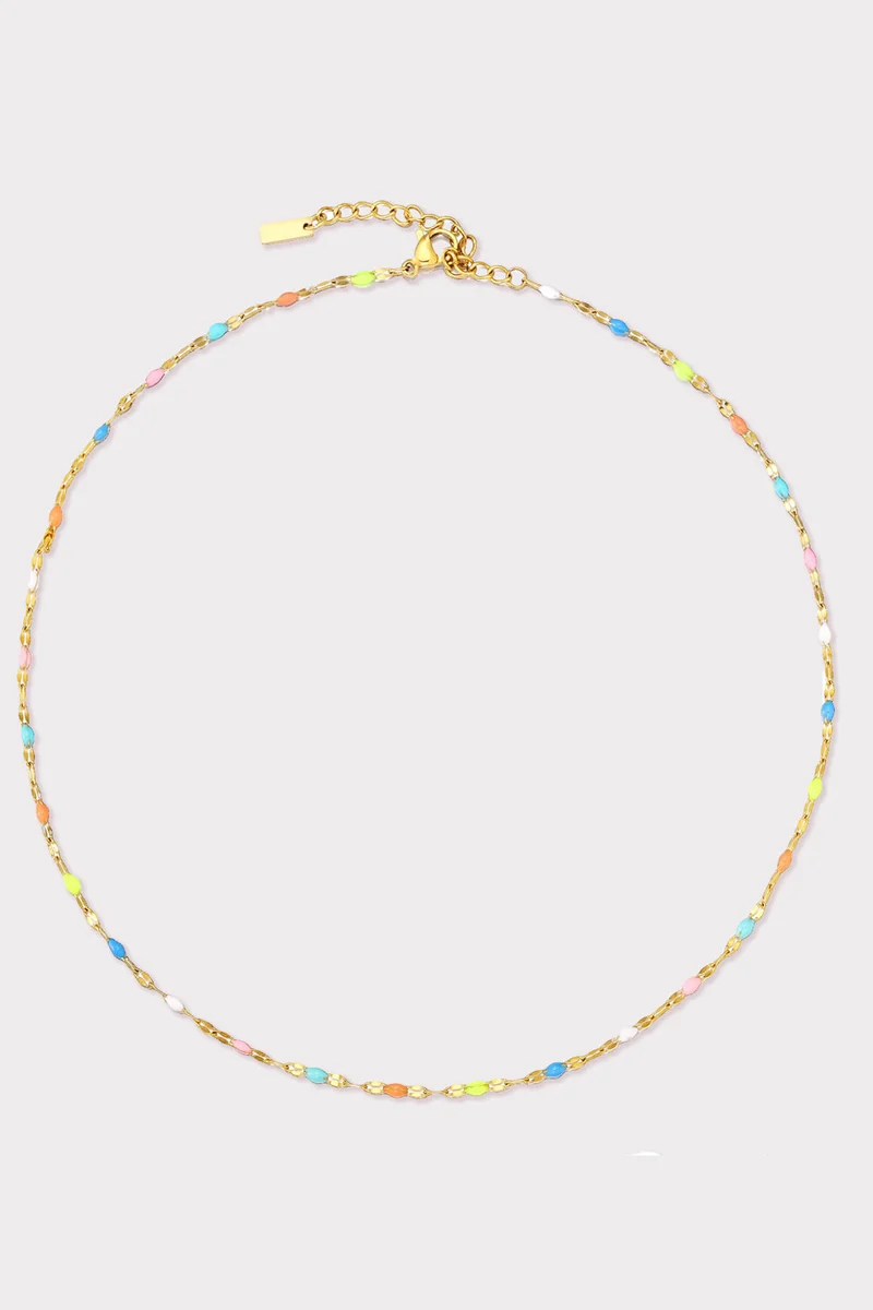 Rainbow Dainty Choker