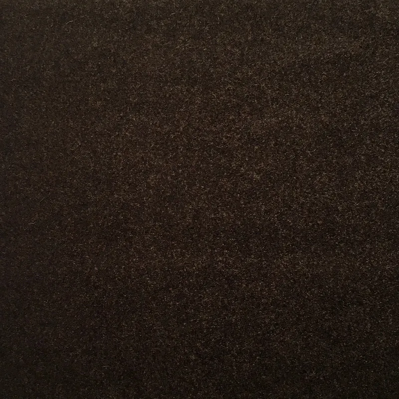 Pure Wool - dark brown melange