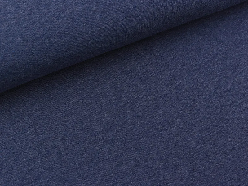 Reststück 59cm - Ganzjahressweat Eike dunkles jeansblau melange