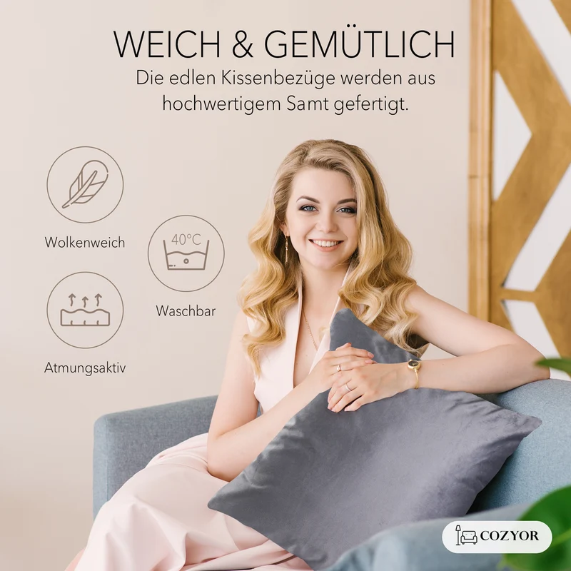 Kissenbezug Samt