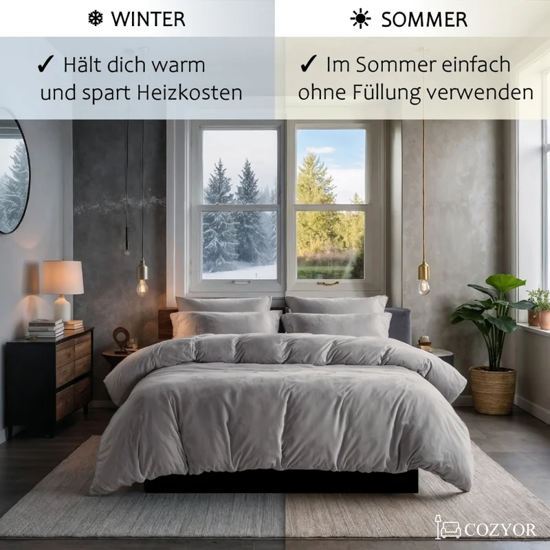 Kuschelbettwäsche plüsch