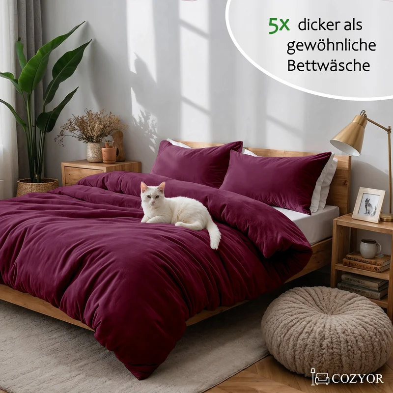 Kuschelbettwäsche plüsch
