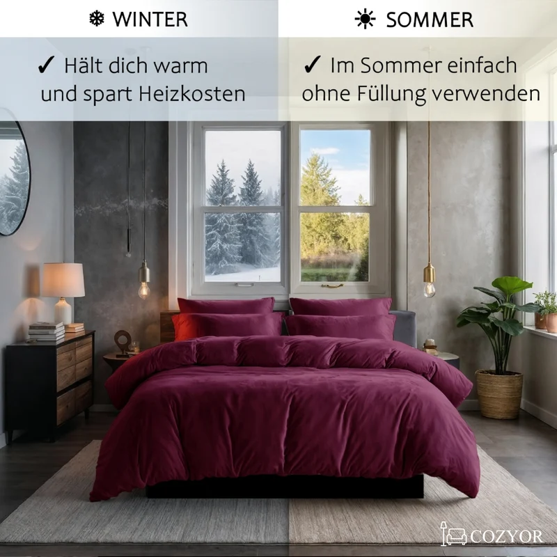 Kuschelbettwäsche plüsch