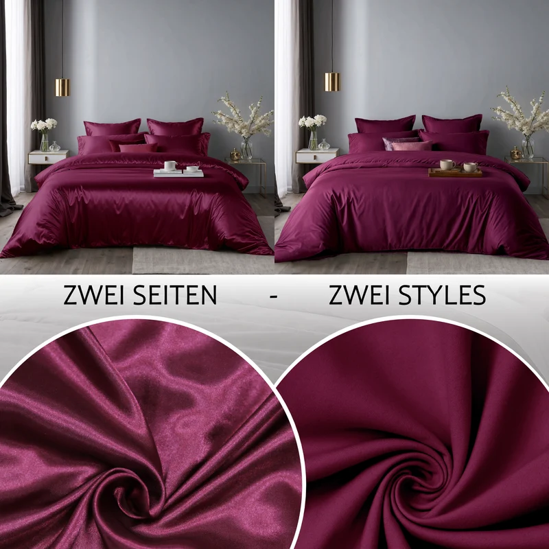 Wendebettwäsche Satin & Mikrofaser