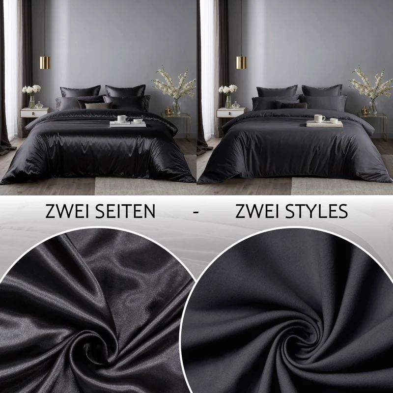 Wendebettwäsche Satin & Mikrofaser