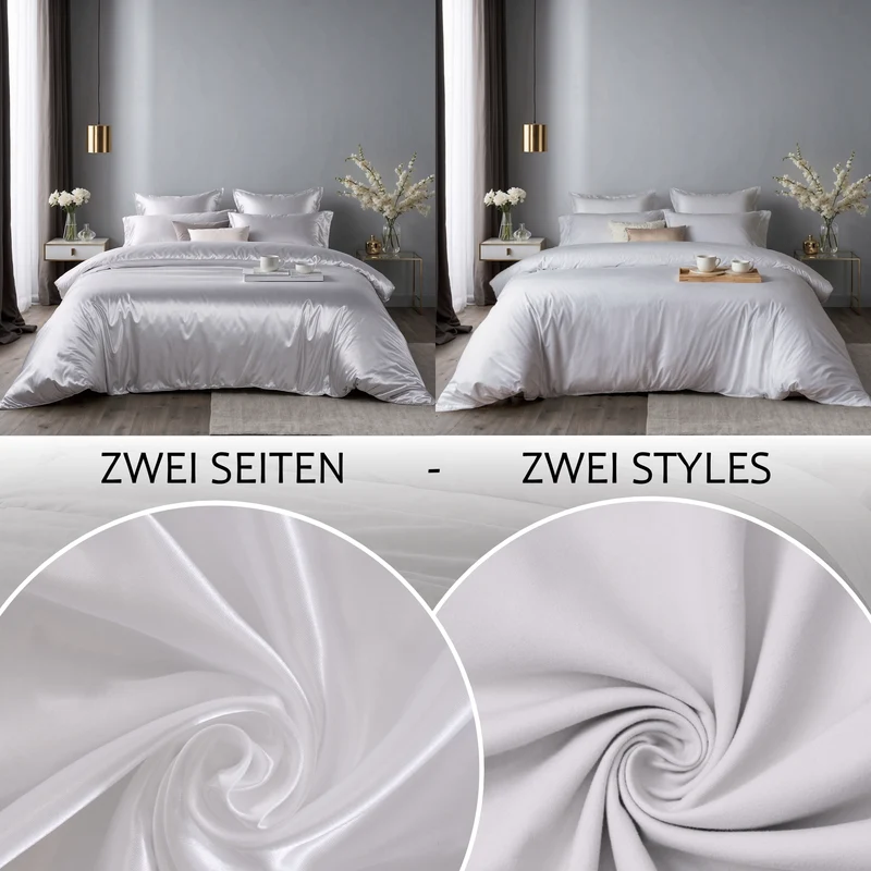 Wendebettwäsche Satin & Mikrofaser