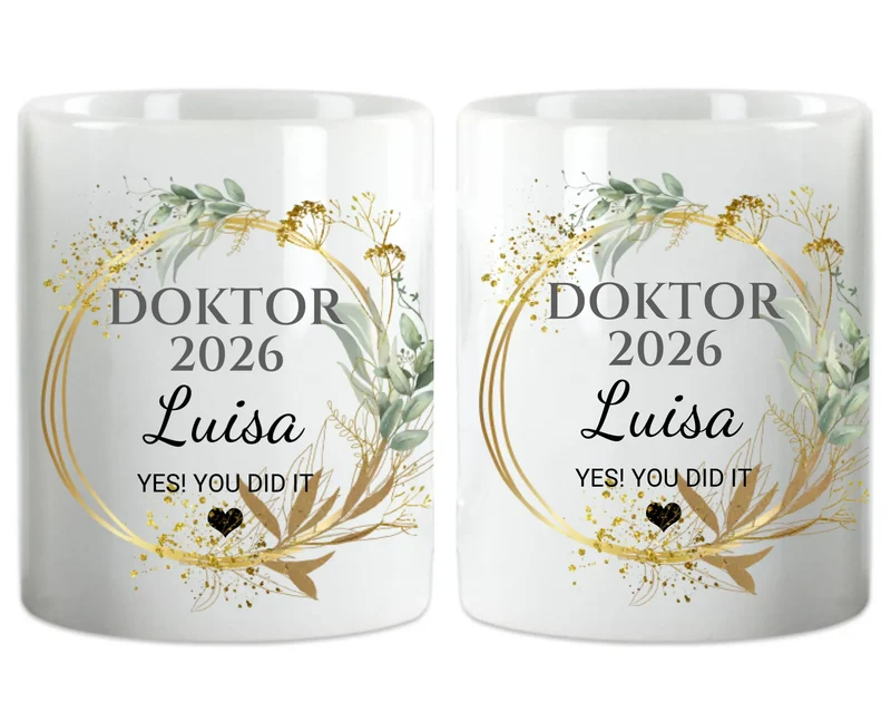 DOKTOR Personalisierte Tasse Geschenk -Abschlussgeschenk kaufen