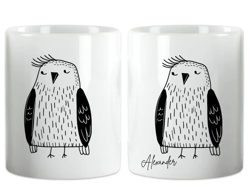Personalisierte Eagle Tasse mit Name - in der Ruhe liegt die Kraft 3