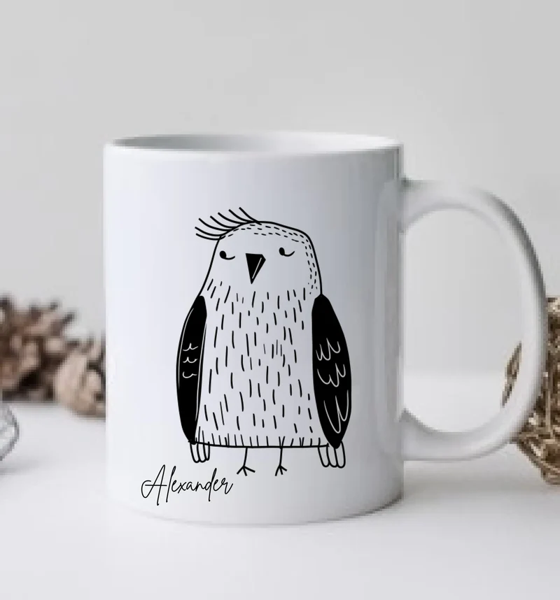 Personalisierte Eagle Tasse mit Name - in der Ruhe liegt die Kraft 3