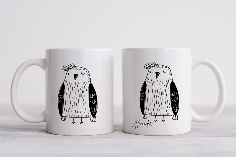 Personalisierte Eagle Tasse mit Name - in der Ruhe liegt die Kraft 3