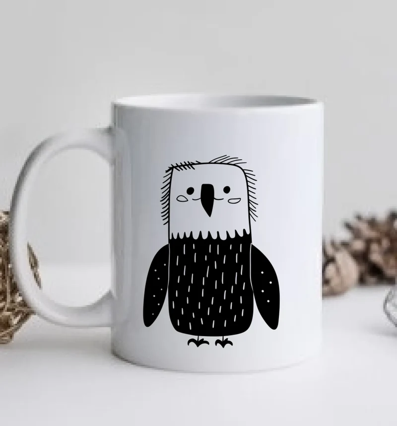 Personalisierte Eagle Tasse mit Name - in der Ruhe liegt die Kraft 2