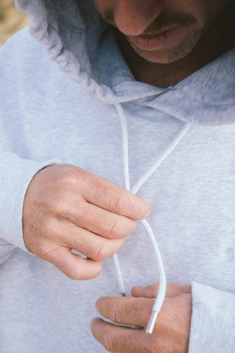Hoodie Kap Hellgrau