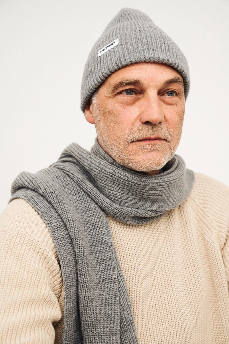 Mütze Seemann Wollweiss