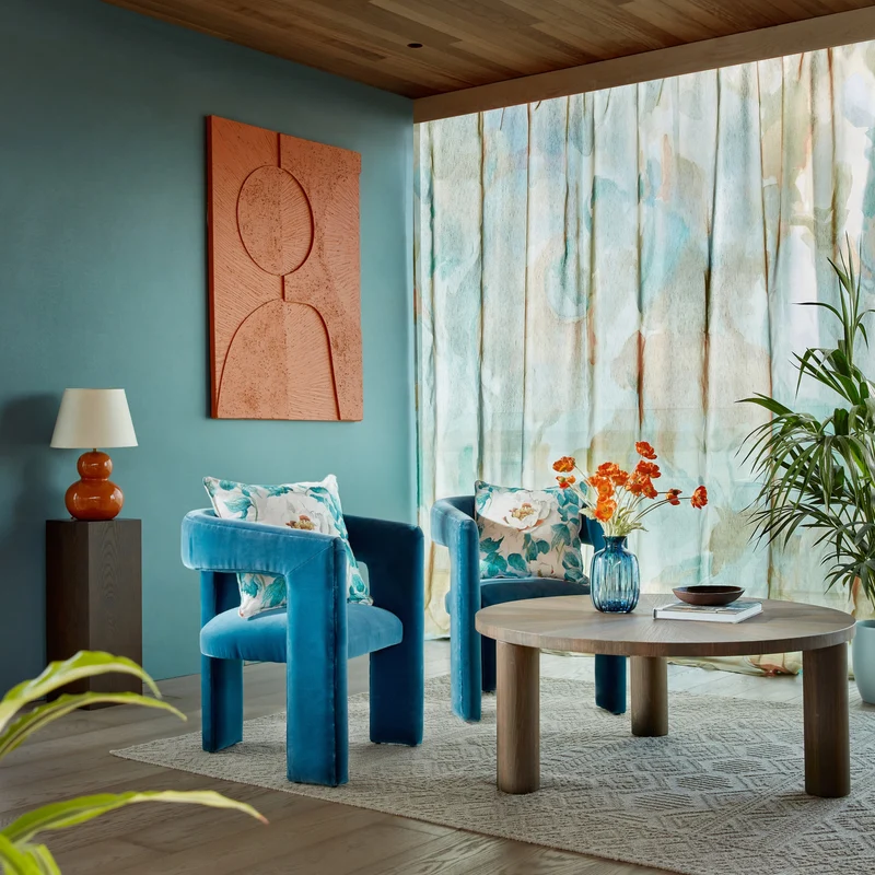 Forest Sheer - terracotta 302 cm