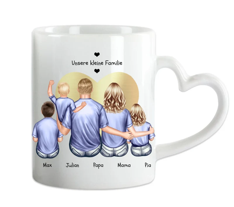 Personalisierte Tasse Geschenk Muttertag - Tasse Geschenk Vatertag - Papa Geburtstagsgeschenk - Mama Geburtstagsgeschenk