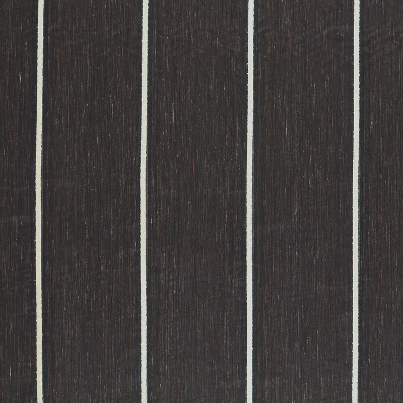 Gardinenstoff Bouclé Stripe - charcoal 305 cm