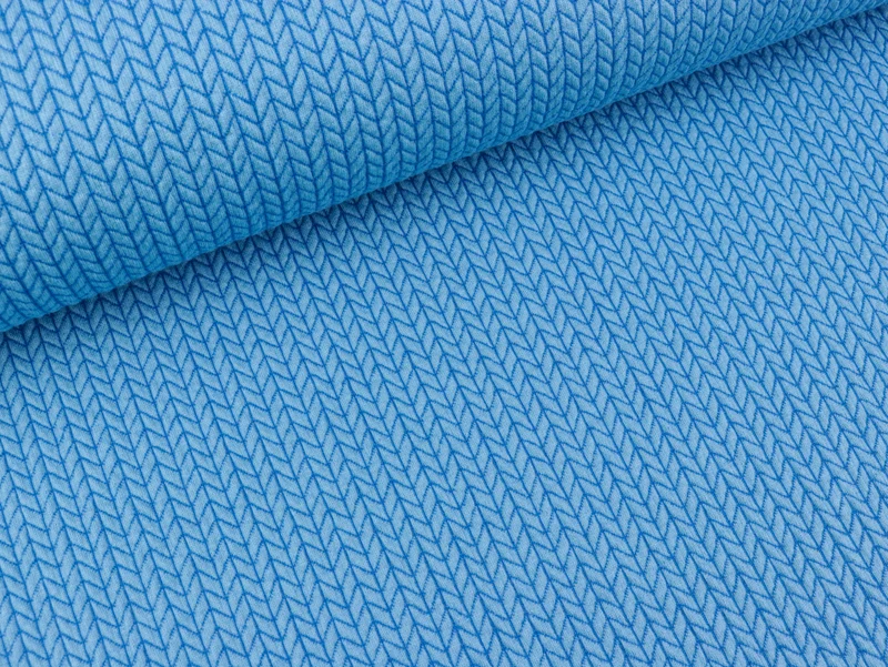 Reststück 22cm - Hamburger Liebe Weekender Big Knit azzuro-bluette