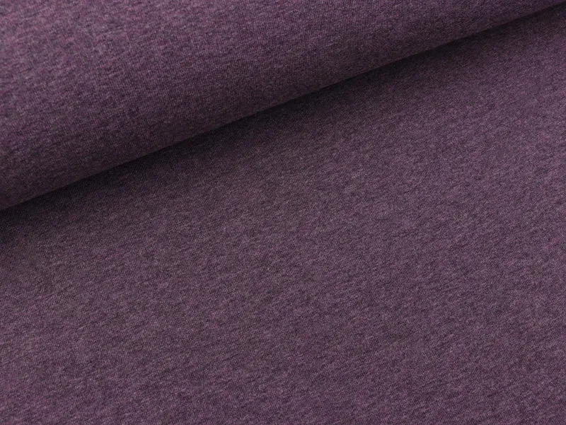 Reststück 38cm - Ganzjahressweat Eike violett melange