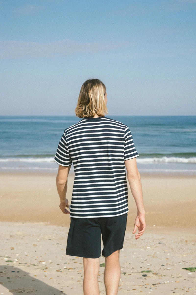 Heavy T-Shirt Jasper Navy-Undyed