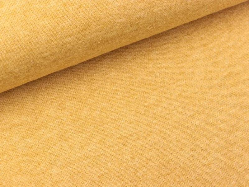 Reststück 39cm - Strickstoff Kai ocker meliert HW20/21
