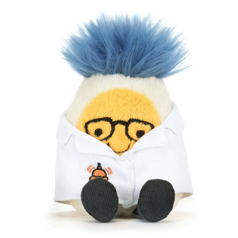 Kuscheltier Ei Wissenschaftler (14 cm)