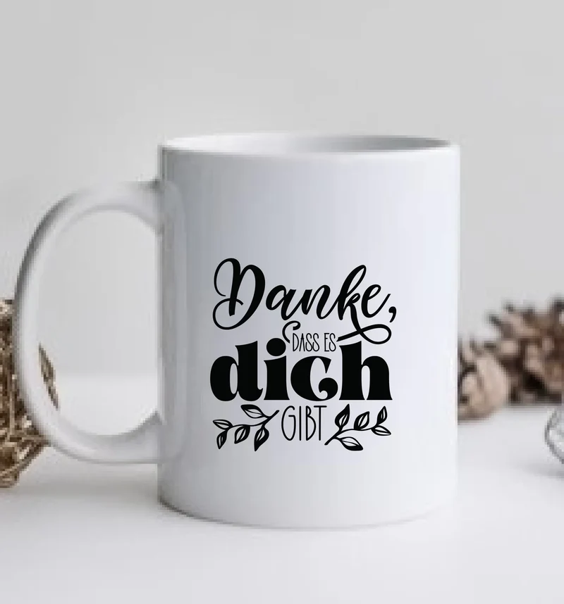 Personalisierte Tasse - Geschenk zum Muttertag & Vatertag mit Blumen