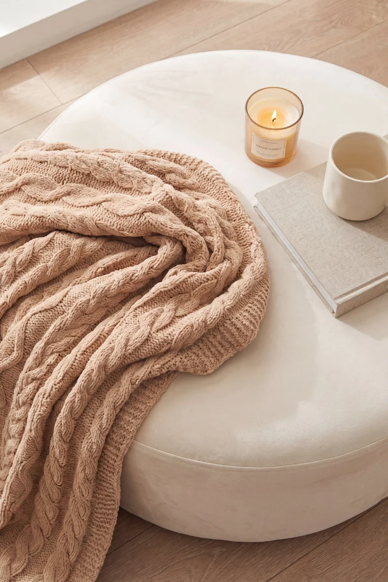 Kuscheldecke Braun
