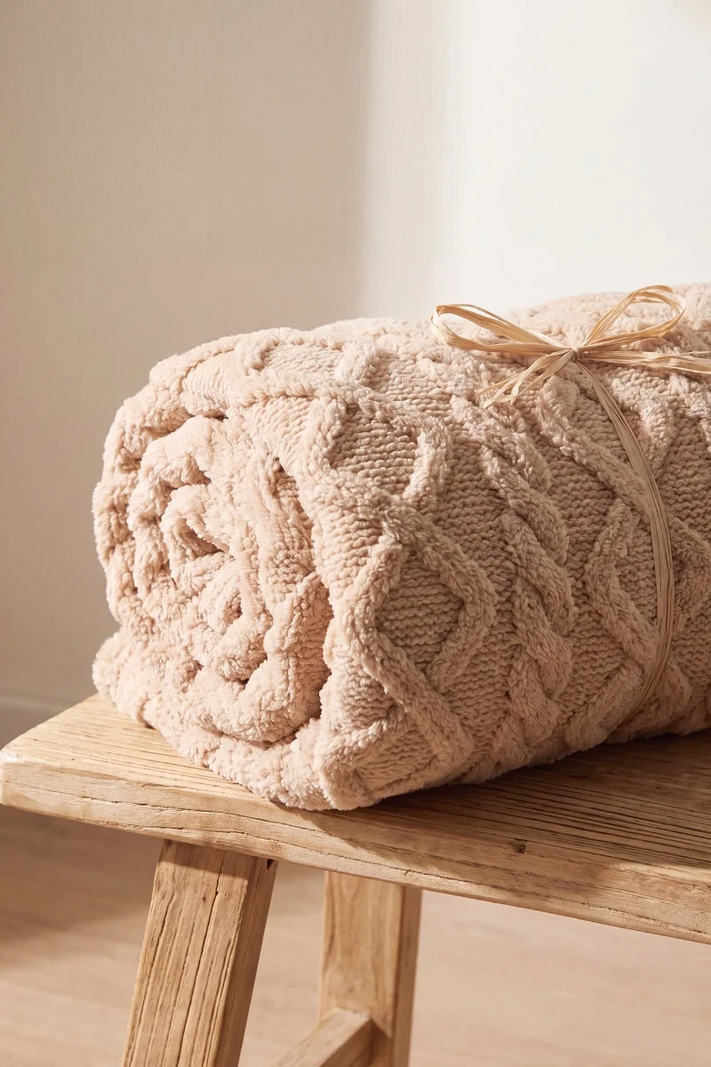 Kuscheldecke Braun