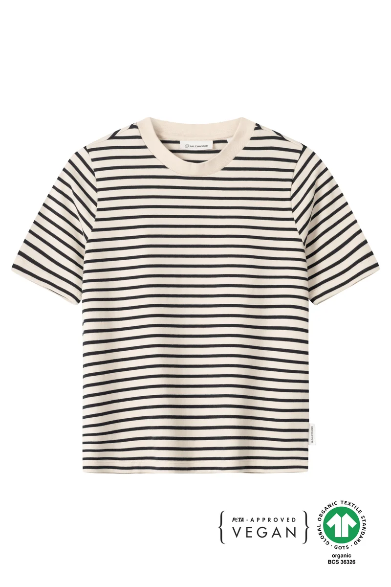 Heavy T-Shirt Jonna Navy-Striped