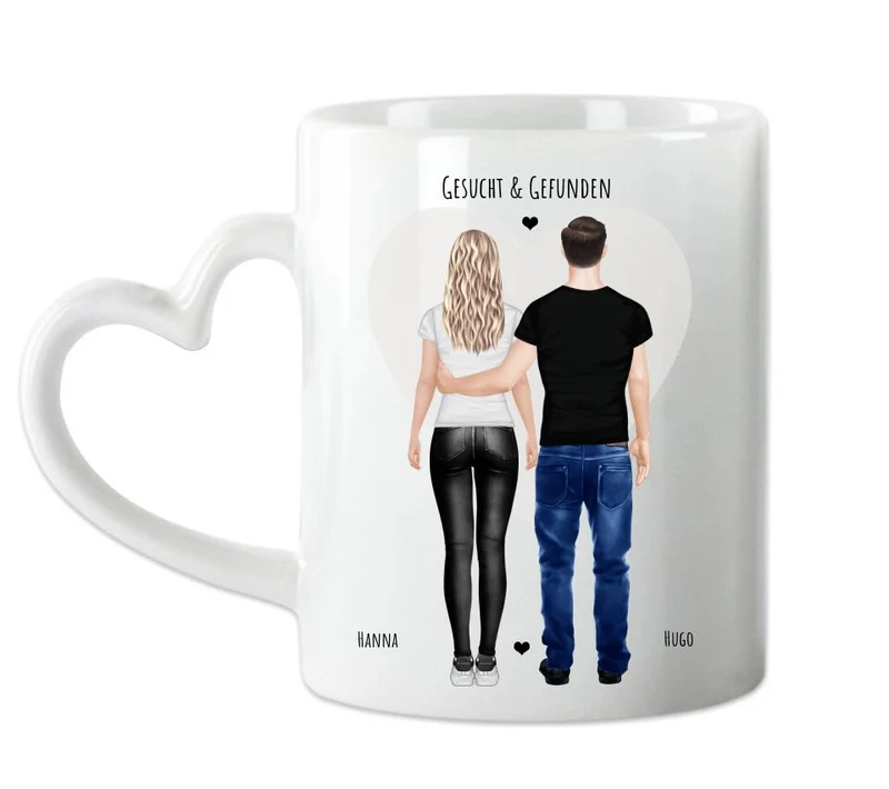 Geburtstag Geschenk Freundin, Geschenk Freund, personalisierte Tasse Partnergeschenk