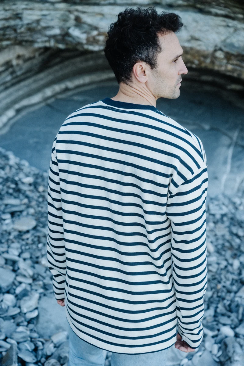 Longsleeve Ruiva Navy-Striped
