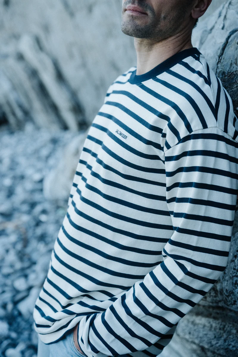 Longsleeve Ruiva Navy-Striped