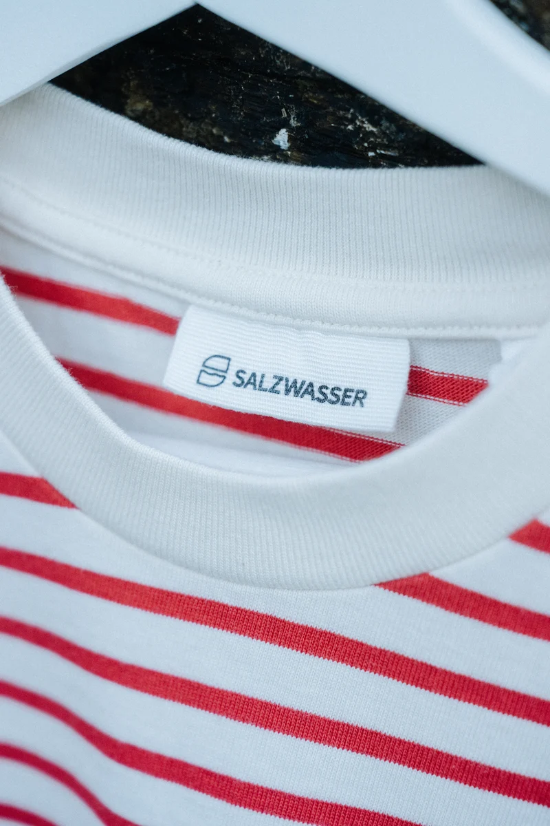 Heavy T-Shirt Jonna Red-Striped
