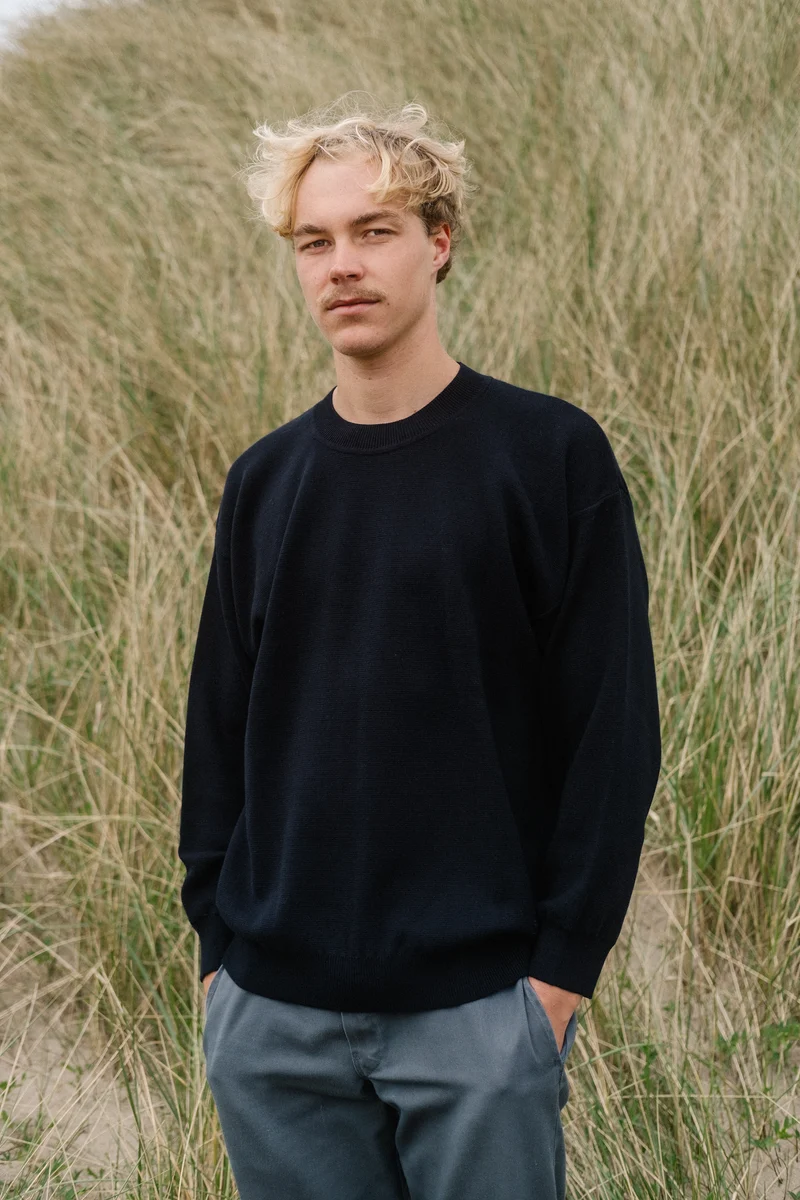 Full Milano Strickpullover Luca Dunkelblau