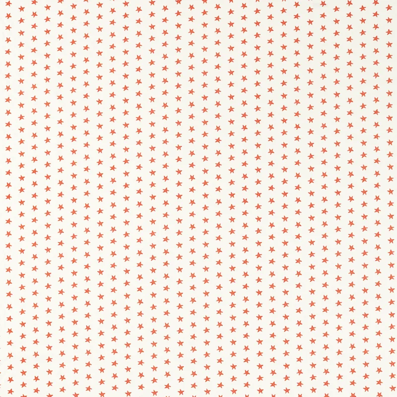 Baumwollstoff Seestern - orange