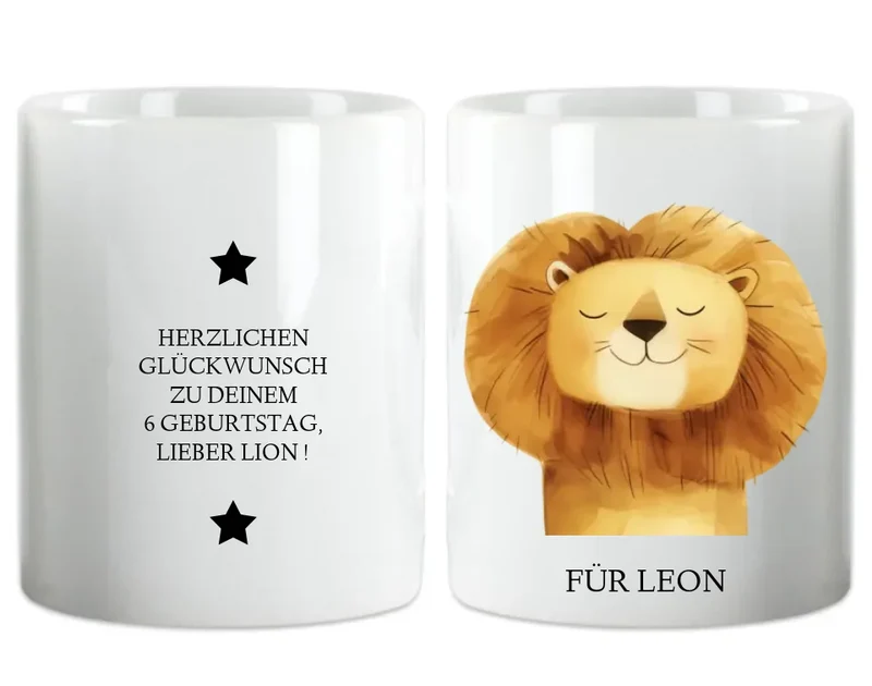 Personalisiertes Kinder Poster mit Namen - Namensbild mit Tierauswahl