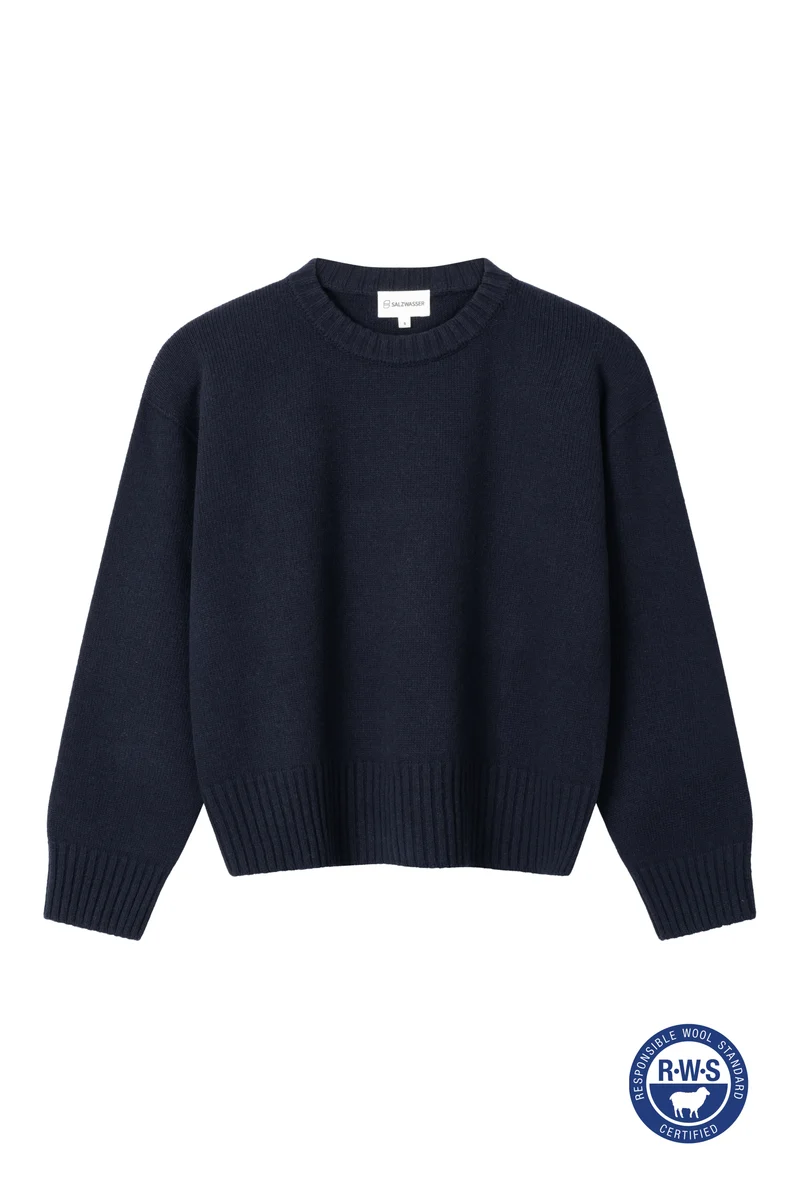 Wollpullover Vale Dunkelblau