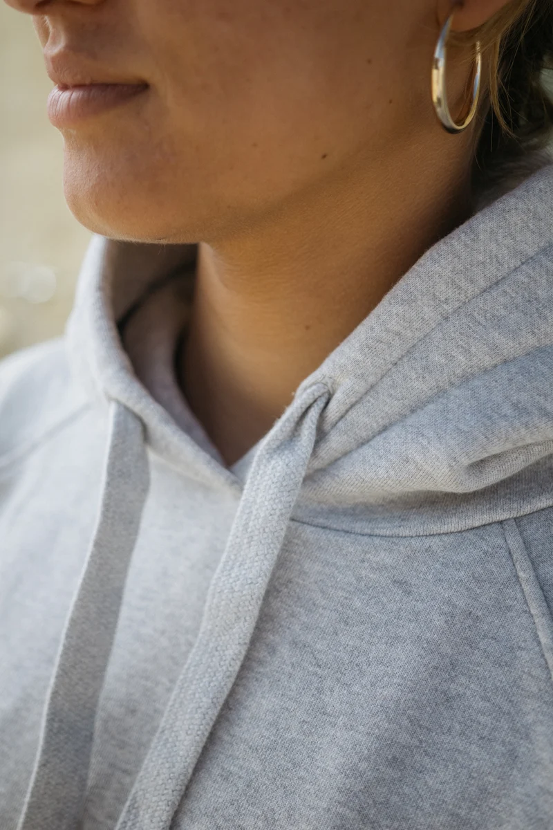 Hoodie Sanna Hellgrau