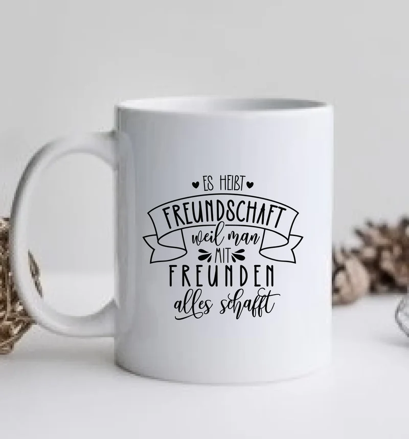 Fototasse mit eigenen Bild und Spruchauswahl als Geburtstagsgeschenk & Weihnachtsgeschenk