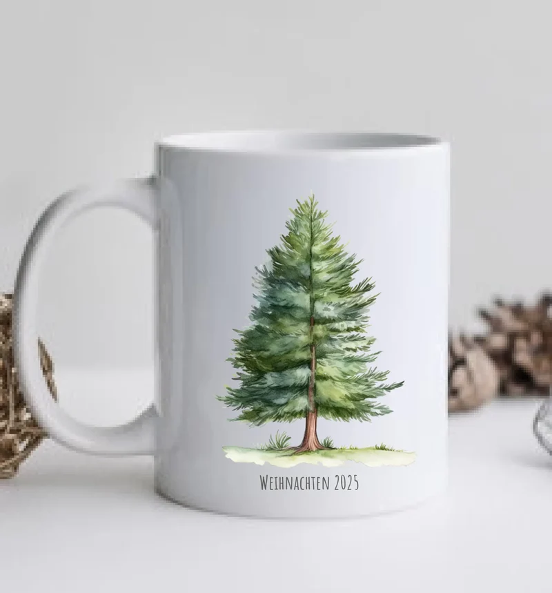 Geschenk Nikolaus, Weihnachten personalisiert - Kindertasse, Kinderbecher, Kinderteller - Nikolaustasse, Weihnachtstasse- mit Name