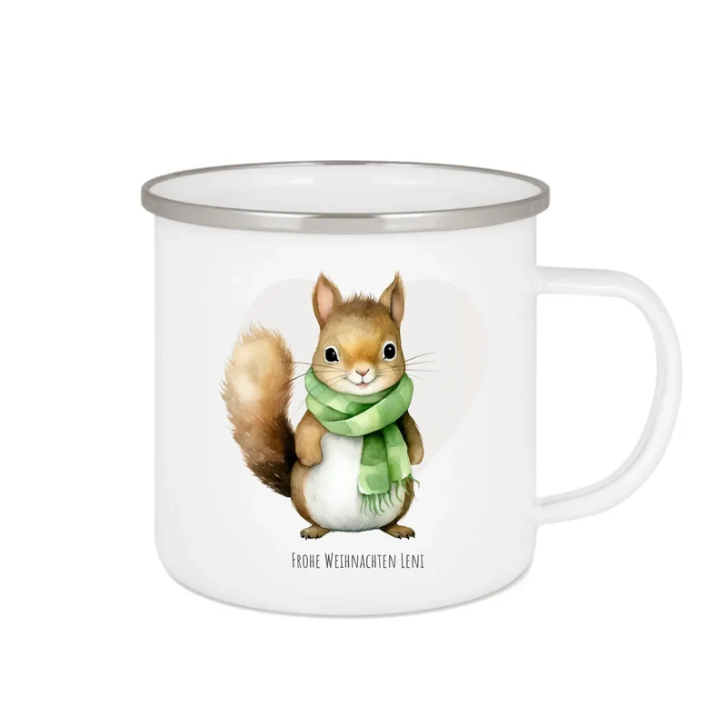 Geschenk Nikolaus, Weihnachten personalisiert - Kindertasse, Kinderbecher, Kinderteller - Nikolaustasse, Weihnachtstasse - mit Name