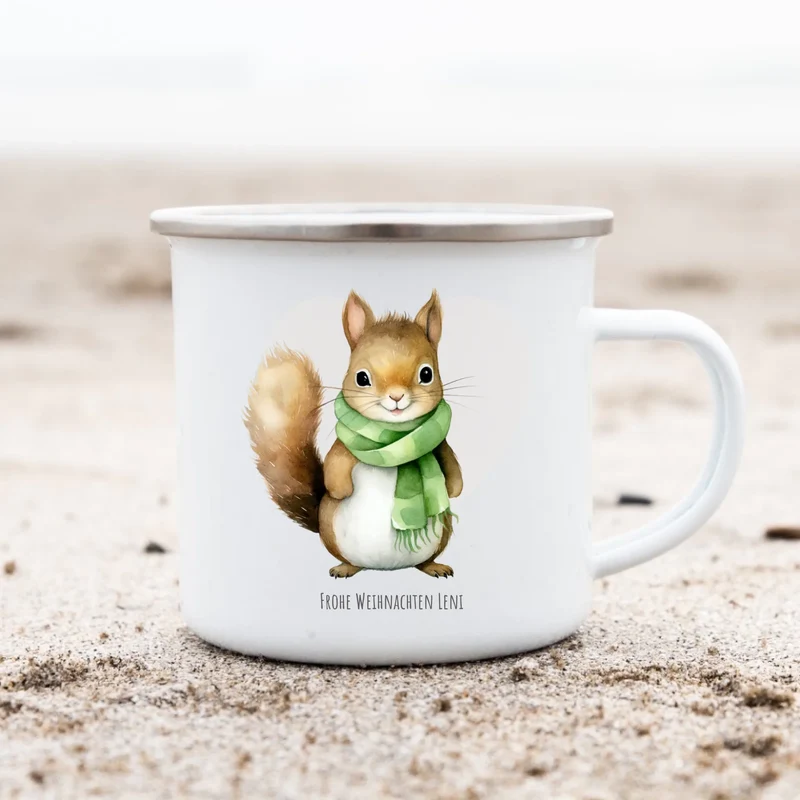 Geschenk Nikolaus, Weihnachten personalisiert - Kindertasse, Kinderbecher, Kinderteller - Nikolaustasse, Weihnachtstasse - mit Name