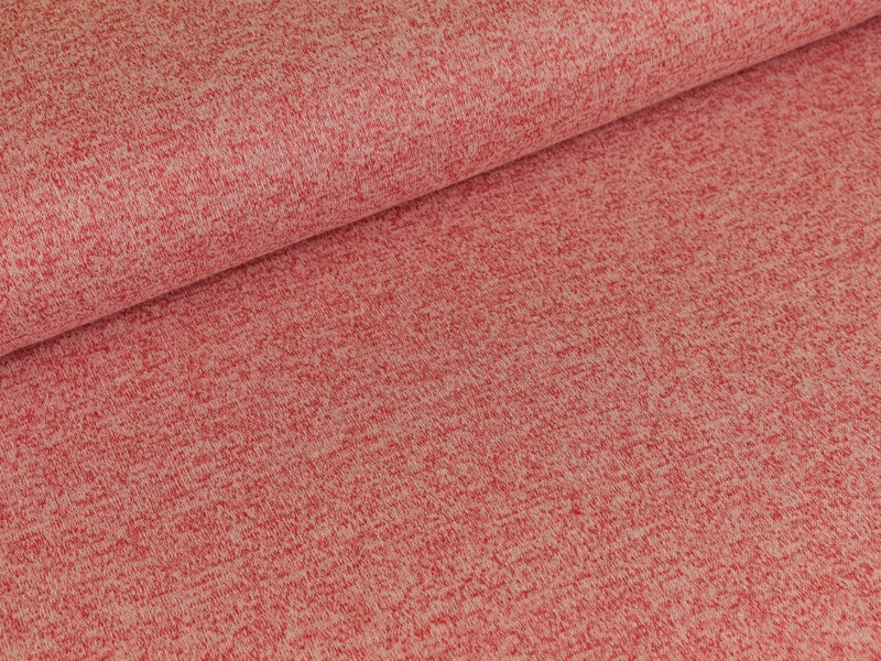 Reststück 58cm - Strickstoff Liese rot meliert
