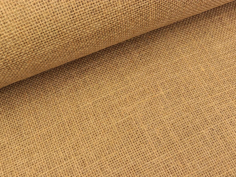 Reststück 77cm - Jute - Rupfen - Sackleinen natur