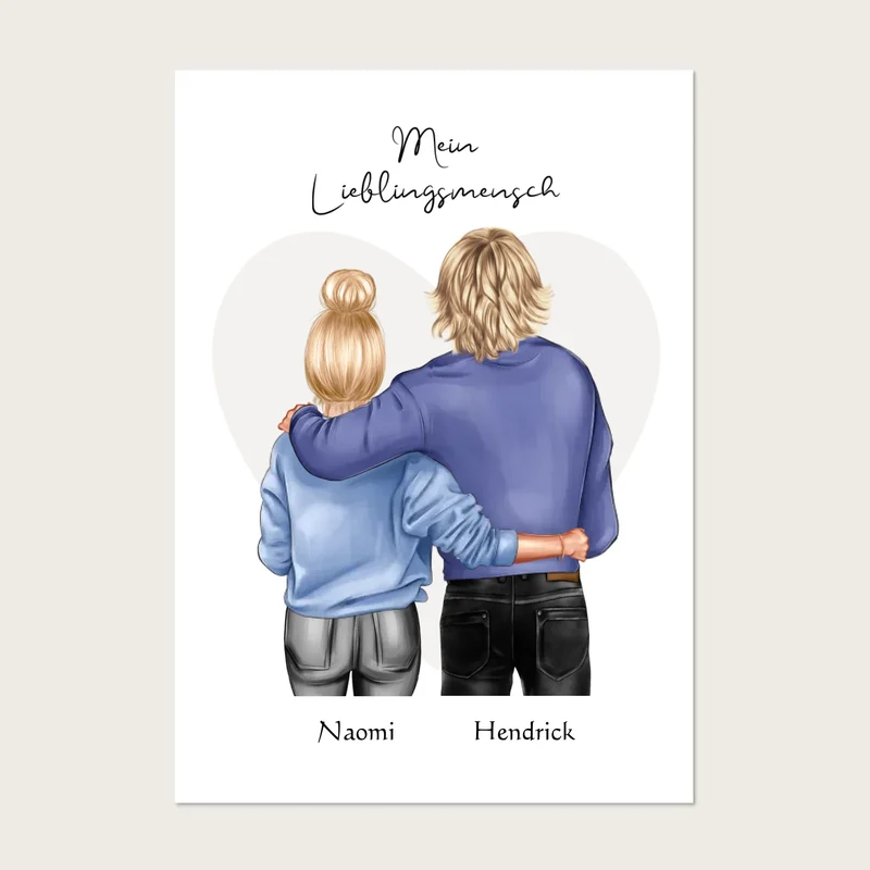 Personalisiertes Geschenk Freundin, Geschenk Freund, Geburtstagsgeschenk, Weihnachtsgeschenk